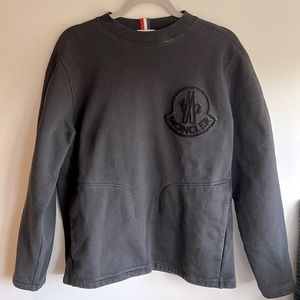 Moncler Maglia Tonal Logo Crew Sweat